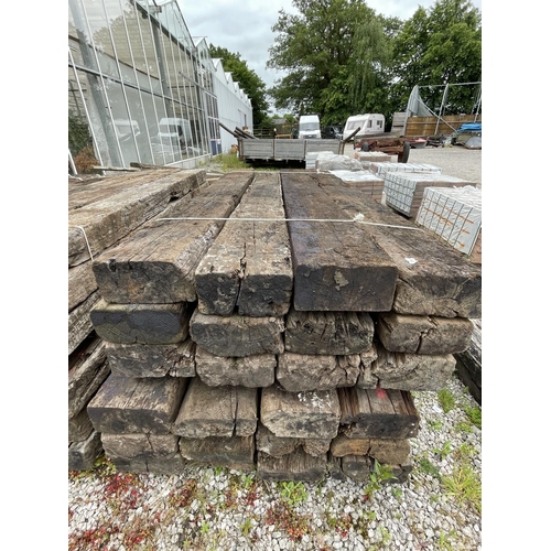 318 - 24 RAILWAY SLEEPERS   NO VAT