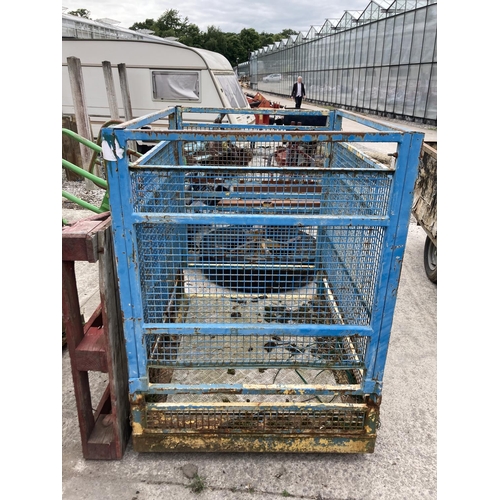 246 - BLUE SAFETY CAGE  + VAT