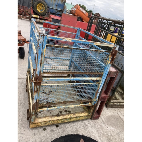 246 - BLUE SAFETY CAGE  + VAT