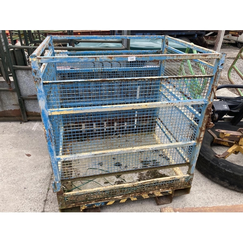 246 - BLUE SAFETY CAGE  + VAT