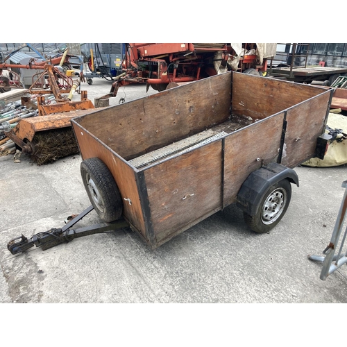 252 - SMALL CAR TRAILER NO VAT