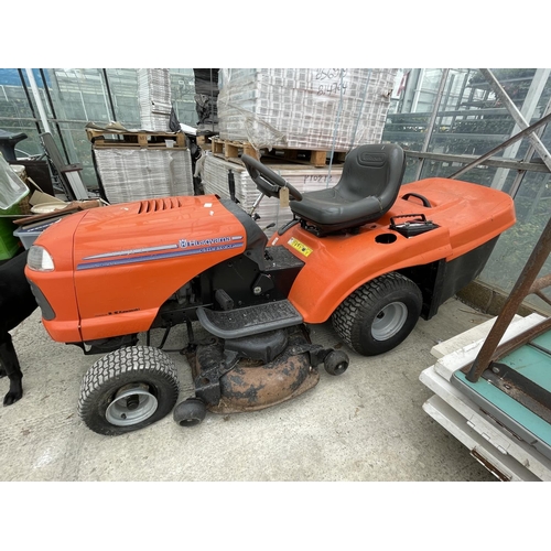 140 - HUSQVARNA CTH 210XP  LA RIDE ON MOWER NO VAT