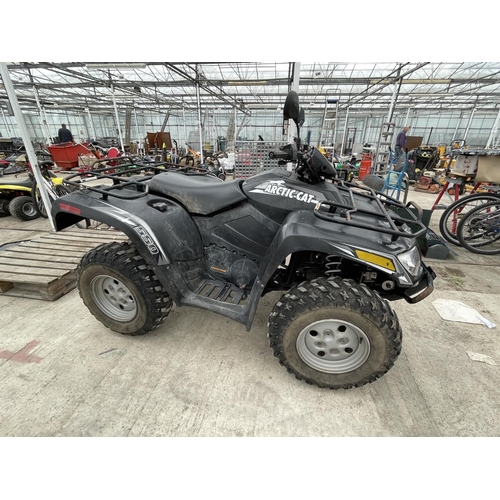 141 - 2012 ARTIC CAT 550 QUAD 713 HOURS 7000 KM GOOD RUNNER FRONT SPRING RETAINER BROKEN + VAT