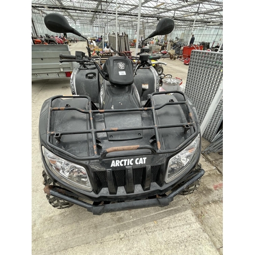 141 - 2012 ARTIC CAT 550 QUAD 713 HOURS 7000 KM GOOD RUNNER FRONT SPRING RETAINER BROKEN + VAT