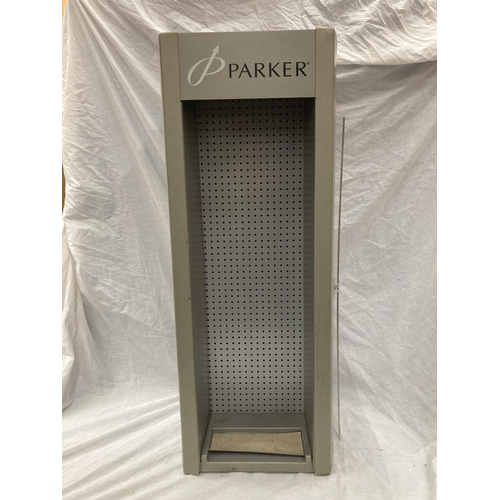 40 - AN OFFICIAL PARKER PEN TWO BERTH DISPLAY STAND