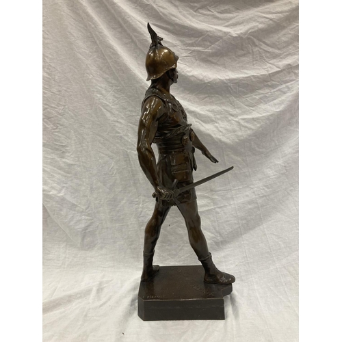 2 - AN EMILE LOUIS PICAULT - VINCERE AUT MORIOR (CONQUER OR DIE), BELIEVED LATE 19TH CENTURY IMPRESSIVE ... 