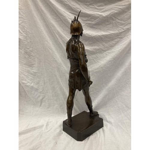 2 - AN EMILE LOUIS PICAULT - VINCERE AUT MORIOR (CONQUER OR DIE), BELIEVED LATE 19TH CENTURY IMPRESSIVE ... 