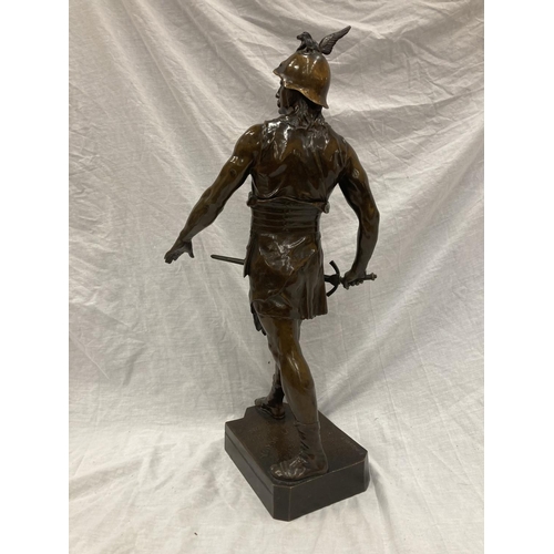 2 - AN EMILE LOUIS PICAULT - VINCERE AUT MORIOR (CONQUER OR DIE), BELIEVED LATE 19TH CENTURY IMPRESSIVE ... 