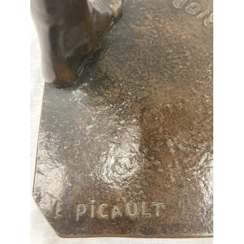 2 - AN EMILE LOUIS PICAULT - VINCERE AUT MORIOR (CONQUER OR DIE), BELIEVED LATE 19TH CENTURY IMPRESSIVE ... 