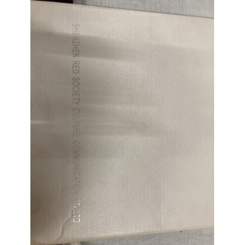 32 - A HIGHLY DETAILED GOTHIC STYLE DOLL IN THE ORIGINAL BOX WITH ACCESORIES BY DOLLZONE - HEIGHT APPROX ... 