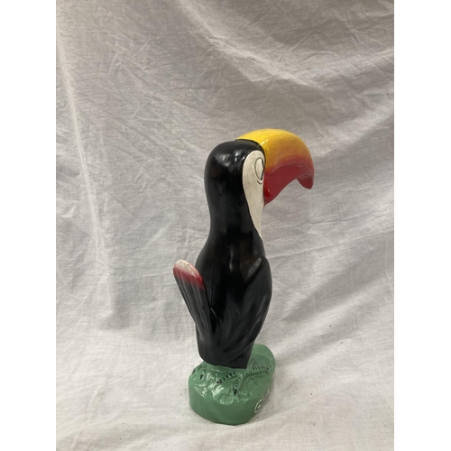 38 - A LARGE 'GUINNESS' TOUCAN HEIGHT APPROX 41CM