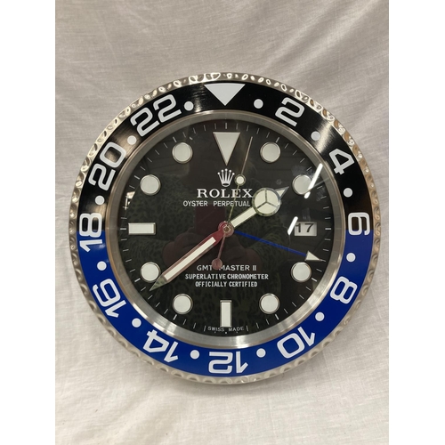 42A - A DEALERS WALL CLOCK
