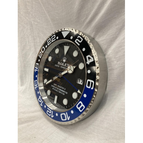 42A - A DEALERS WALL CLOCK