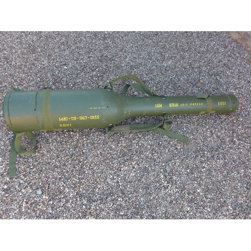 363 - A JAVELIN MISSILE LAUNCHER CASE (SIMILAR TO ONES USED IN THE UKRAINE), LENGTH 150CM,