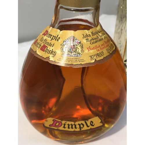 358 - A BOXED DIMPLE DE LUXE SCOTCH WHISKY 70 PROOF 13 1/3 FL.OZS. PROCEEDS TO BE DONATED TO EAST CHESHIRE... 