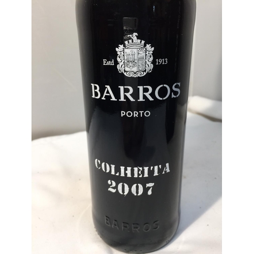 362 - A 75 CL BOTTLE OF 2007 BARROS PORT (CONSIDERED TO BE THE BEST YEAR OF THE DECADE)