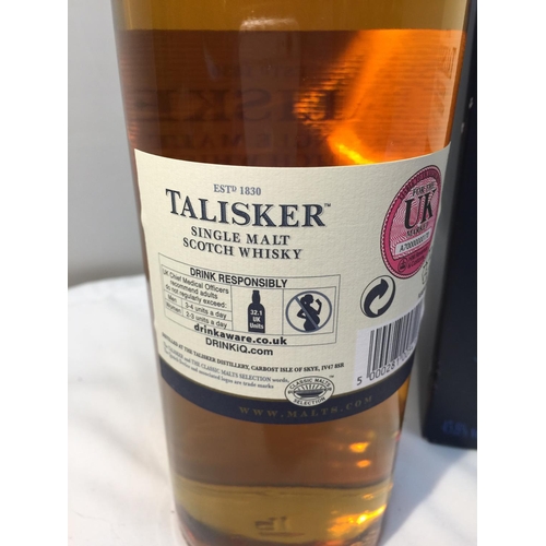 363 - A 70CL BOTTLE OF TALISKER 10 YEAR AGED SINGLE MALT SCOTCH WHISKY 45.8% VOL IN BOX. PROCEEDS TO BE DO... 