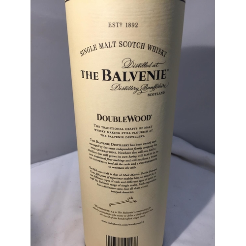 369 - A 70CL THE BALVENIE SINGLE MALT SCOTCH WHISKY DOUBLEWOOD MATURED IN TWO DISTINCT CASKS AGED 12 YEARS... 