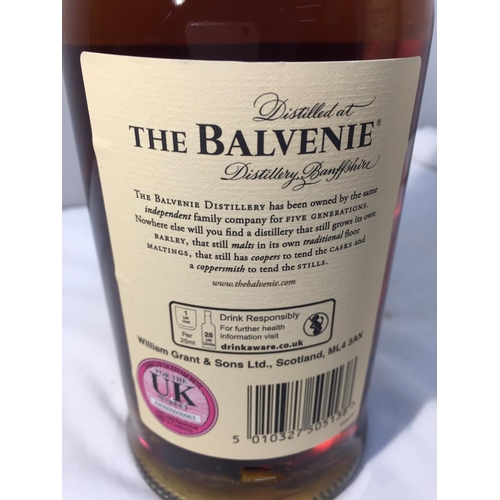 371 - A 70CL THE BALVENIE SINGLE MALT SCOTCH WHISKY DOUBLEWOOD MATURED IN TWO DISTINCT CASKS AGED 12 YEARS... 