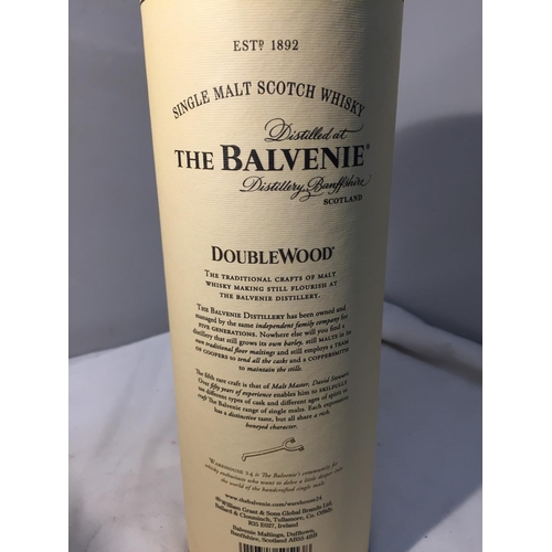 371 - A 70CL THE BALVENIE SINGLE MALT SCOTCH WHISKY DOUBLEWOOD MATURED IN TWO DISTINCT CASKS AGED 12 YEARS... 