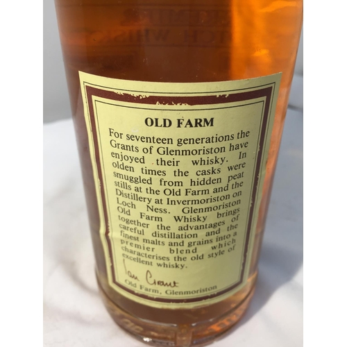 375 - A 75CL BOTTLE OF GLENMORISTON OLD FARM PREMIER SCOTCH WHISKY 40% VOL