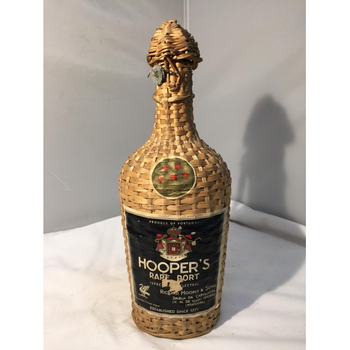 376 - A 75CL BOTTLE OF HOOPER'S SPECIALLY SELECTED RARE PORT PRODUCED IN PORTUGAL