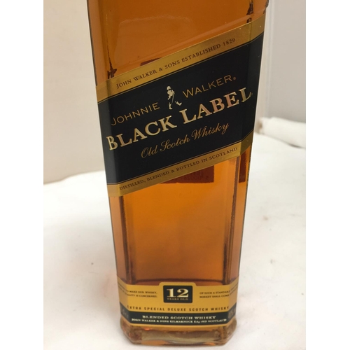 379 - A 70CL BOTTLE OF JOHNNIE WALKER BLACK LABEL 12 YEAR AGED OLD SCOTCH WHISKY 40% VOL. PROCEEDS TO GO T... 