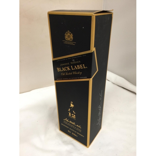 379 - A 70CL BOTTLE OF JOHNNIE WALKER BLACK LABEL 12 YEAR AGED OLD SCOTCH WHISKY 40% VOL. PROCEEDS TO GO T... 