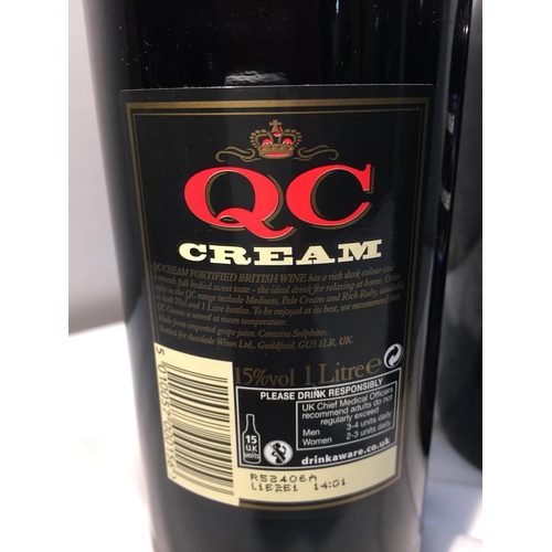 391 - A SELECTION OF SMOOTH AND MELLOW CREAM SHERRY'S  PRODUCED IN SPAIN AND A QC CREAM FORTIFIED BRITISH ... 