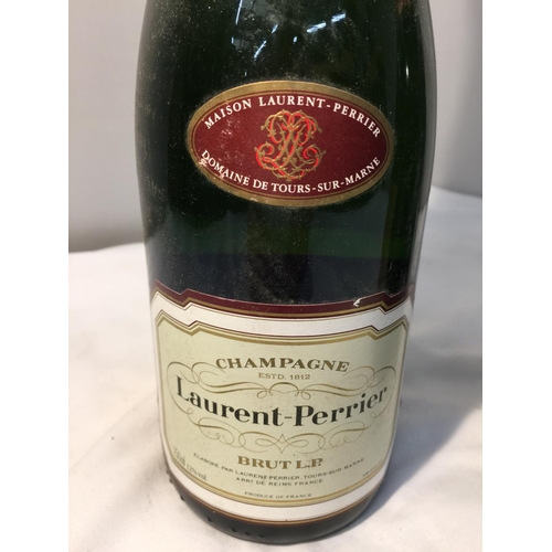 395 - A TRIO OF FINE CHAMPAGNES TO INCLUDE LAURENT PERRIER BRUT L.P. PRODUCED IN FRANCE IN THE TOURS-SUR-M... 