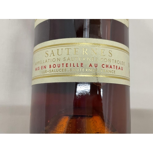 319 - A BOTTLE OF CHATEAU D' YQUEM 1989 SAUTERNES. CHÂTEAU D’YQUEM IS A PREMIER CRU SUPÉRIEUR CLASSÉ PROPE... 