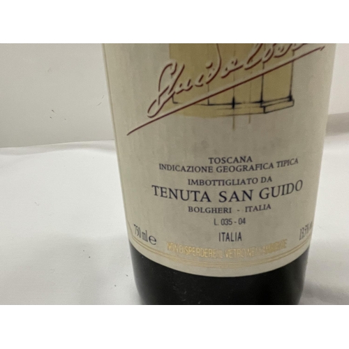 324 - A BOTTLE OF TENUTA SAN GUIDO 'GUIDALBERTO' 2002, 75CL 2ND WINE FROM TENUTA SAN GUIDO MADE OF CAB, ME... 