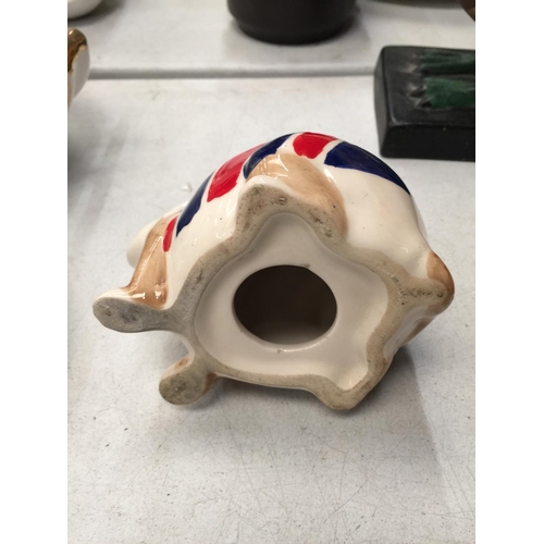 209 - A 'BRITISH BULLDOG' MONEY BOX - NO STOPPER