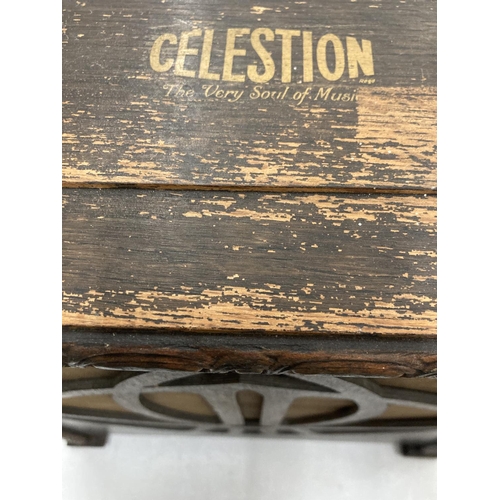 274 - A 'CELESTION' VINTAGE RADIO IN AN OAK CASE