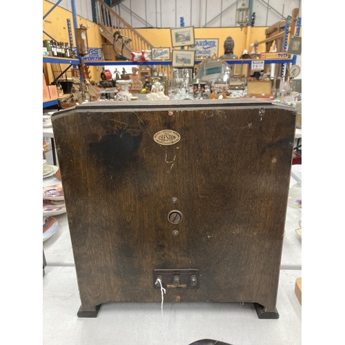 274 - A 'CELESTION' VINTAGE RADIO IN AN OAK CASE