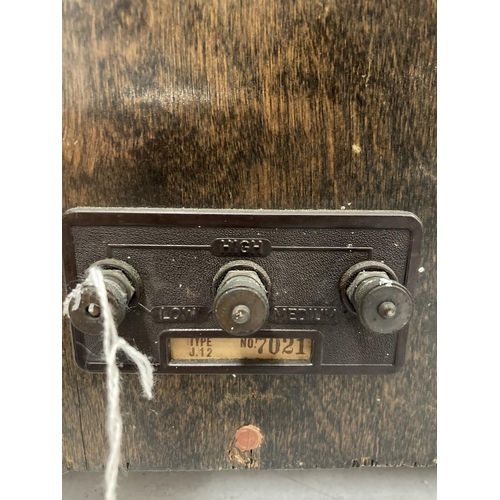 274 - A 'CELESTION' VINTAGE RADIO IN AN OAK CASE