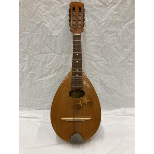 296 - A WOODEN MANDOLIN