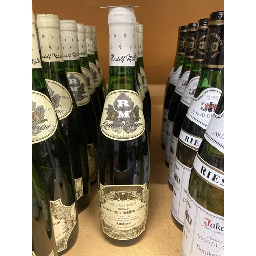 315 - SIX BOTTLES OF RUDOLF MULLER MOSEL-SAAR-RUWER 1983 ER REILER VOM HEIFEN STEIN RIESLING