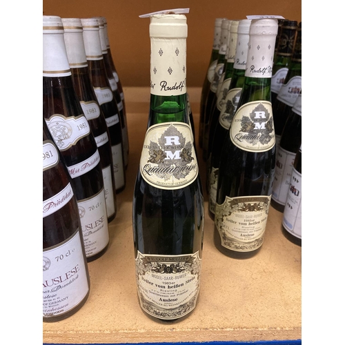 316 - SEVEN BOTTLES OF RUDOLF MULLER MOSEL-SAAR-RUWER 1983 ER REILER VOM HEIFEN STEIN RIESLING