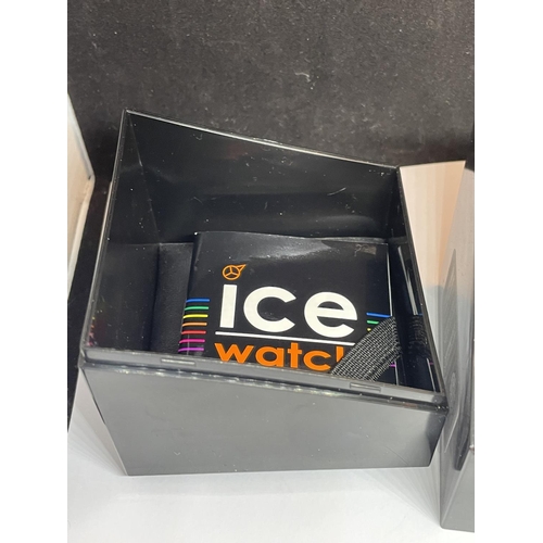 525 - AN ICE WRISTWATCH IN A PRESENTATION BOX SEEN WORKING BUT NO WARRANTY