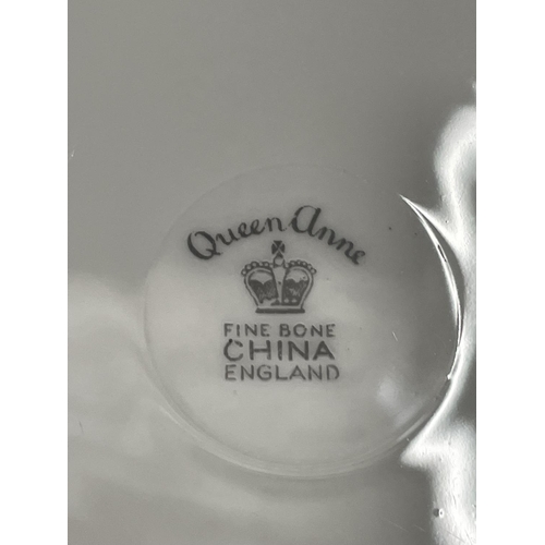 64 - A QUANTITY OF CHINA TEAWARE TO INCLUDE PARAGON 'COUNTRY LANE' TRIOS, PLATES, SUGAR BOWL AND CREAM JU... 