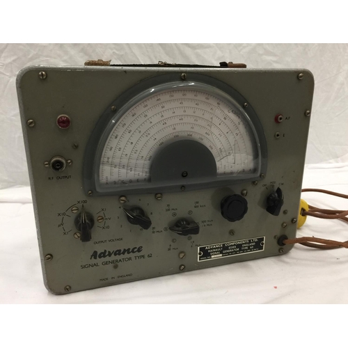 141 - A SIGNAL GENERATOR TYPE 2 BY ADVANCE COMPONENTS LIMITED, ESSEX