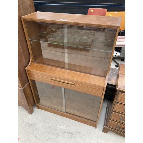 2452 - A RETRO TEAK AVALON BOOKCASE 33