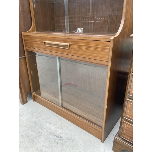 2452 - A RETRO TEAK AVALON BOOKCASE 33