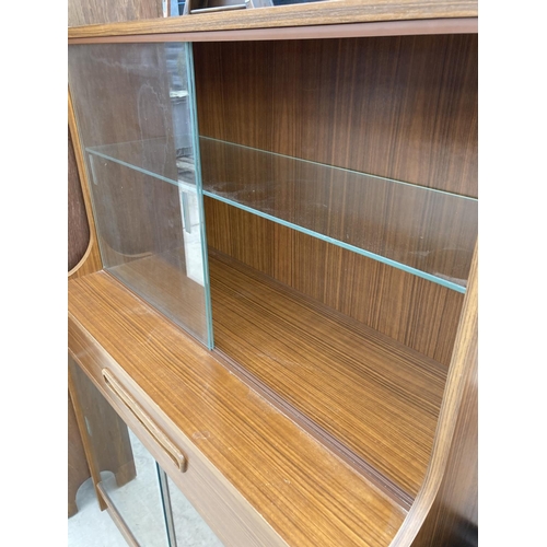 2452 - A RETRO TEAK AVALON BOOKCASE 33