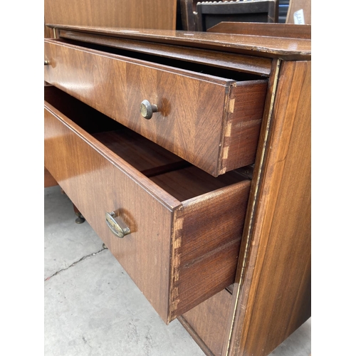 2456 - AN AUSTIN SUITE CHEST OF THREE DRAWERS 31.5