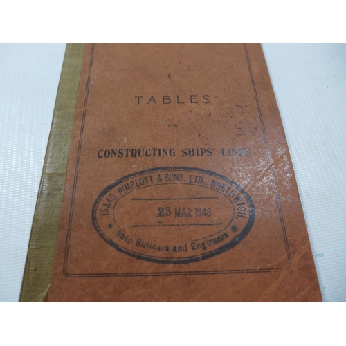 308 - A PRACTICAL SHIP BUILDING BY CAMPBELL HOLM, DATED 1908 VOLUME TWO, BEARS ISAAC PIMBLOTT AND SONS, NO... 