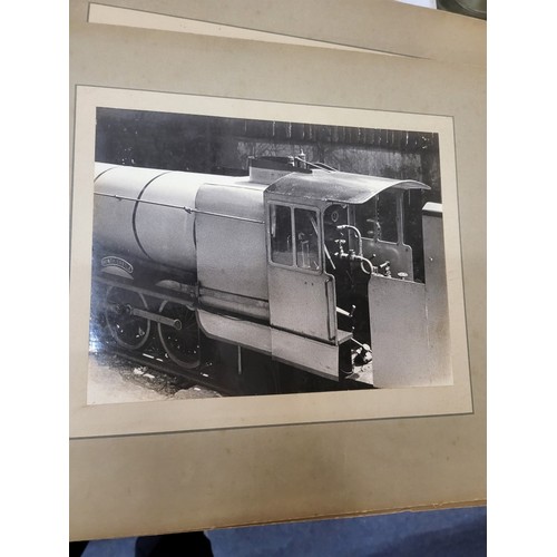 301 - A RAILWAY LOCOMOTIVE AND TENDER - BLUE PACIFIC, WITH CAST ALLOY NAME PLATES - 15 INCH GAUGE, FOR RES... 