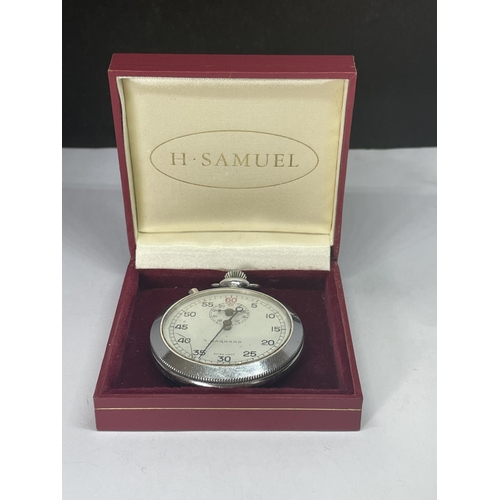 572 - A GARRARD STOP WATCH SEEN WORKING BUT NO WARRANTY