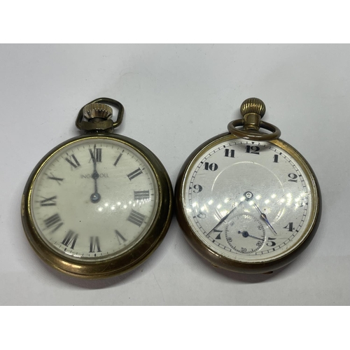 619 - TWO POCKET WATCHES